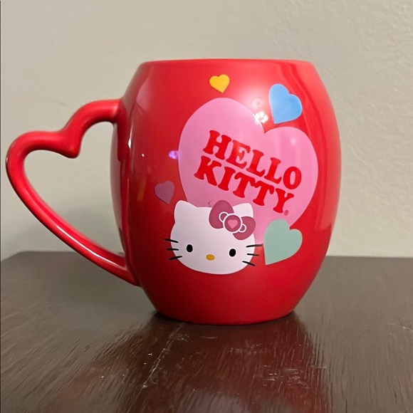 Hello Kitty Red Heart Mug - Picture 1 of 5